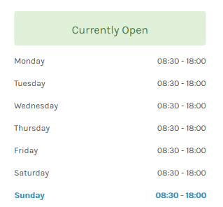 currently open
