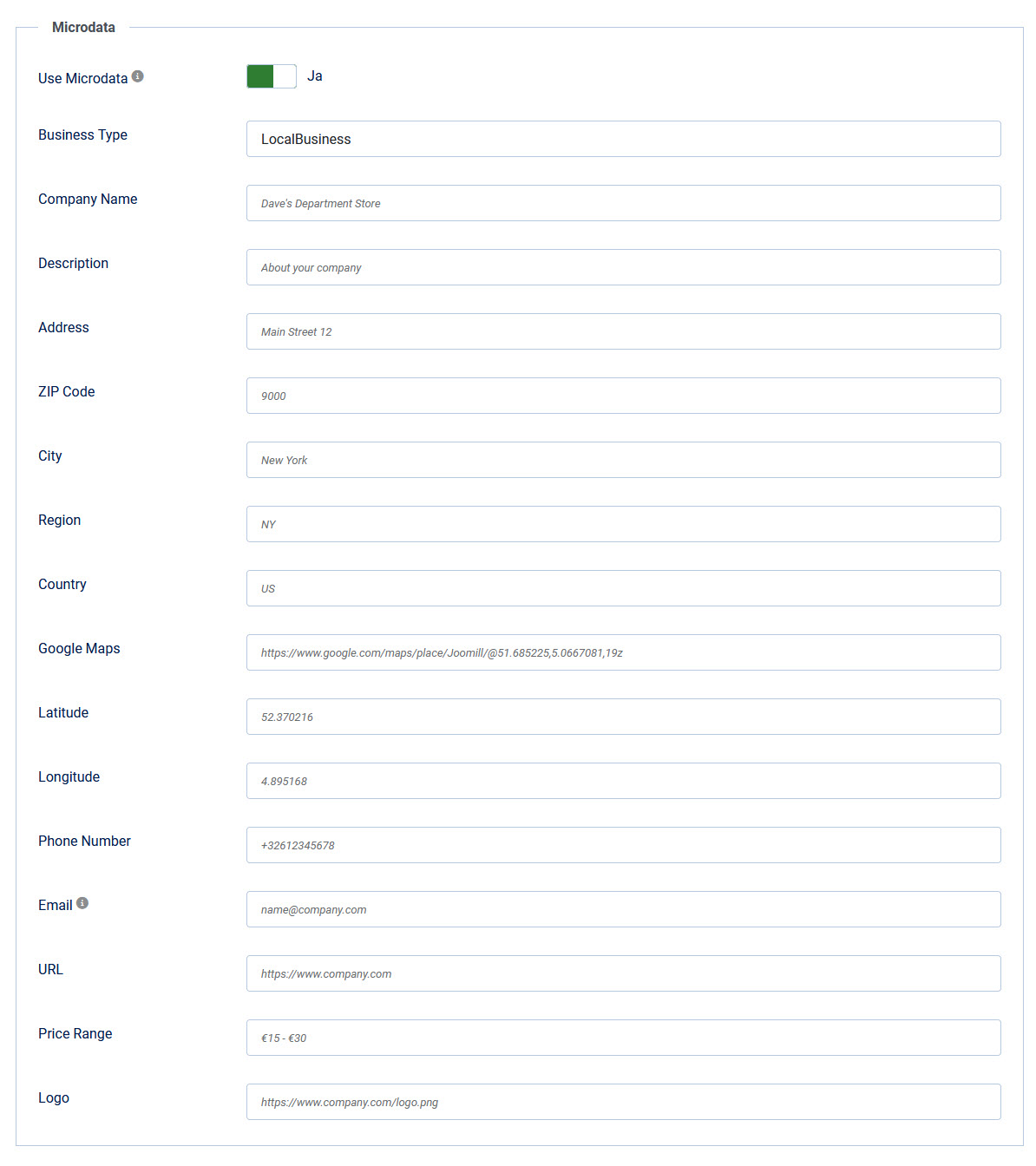 microdata